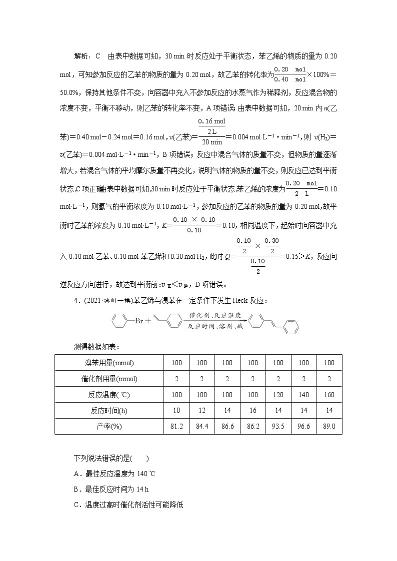 专题七　化学反应速率和化学平衡课件PPT03