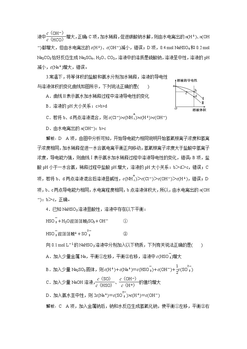 专题过关检测(八)　电解质溶液第2页