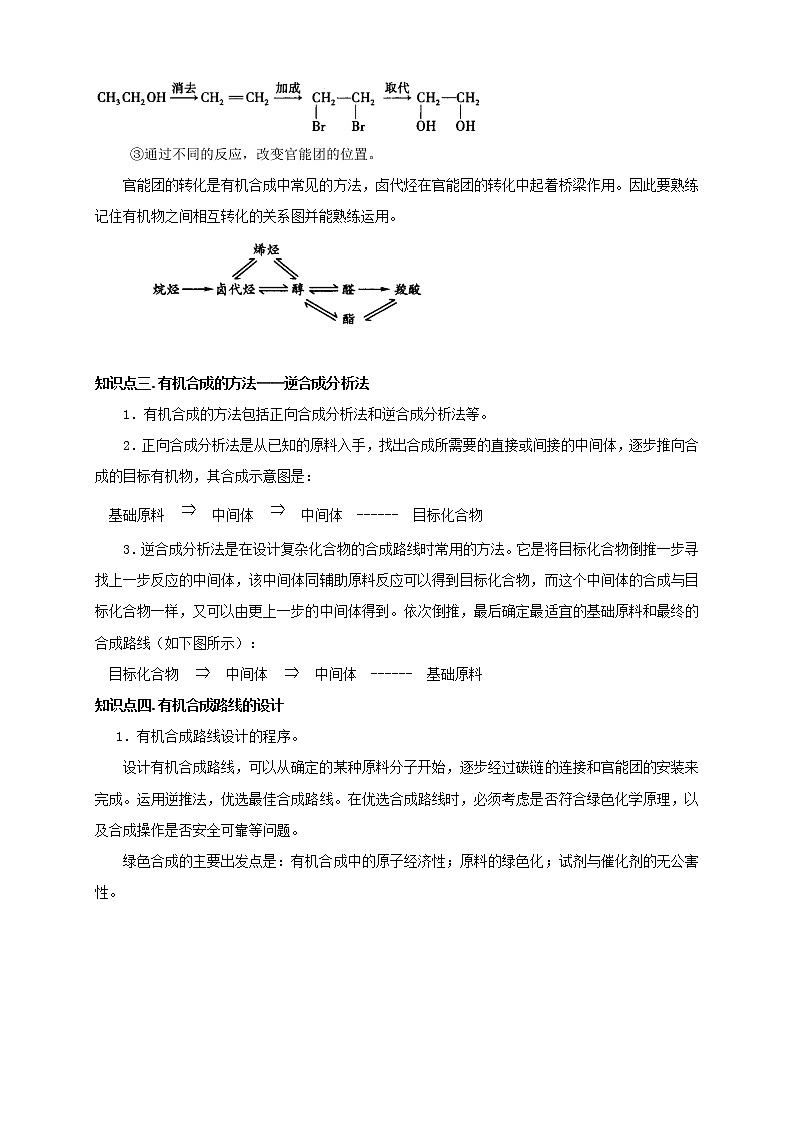 人教版高中化学选修五第15讲： 合成高分子化合物的基本方法学案第3页