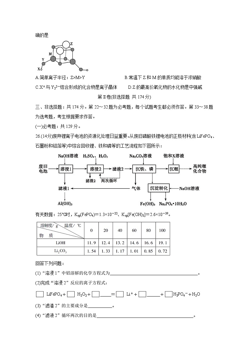 福建省莆田市2020届高三下学期3月第一次模拟考试 化学 Word版含答案练习题03