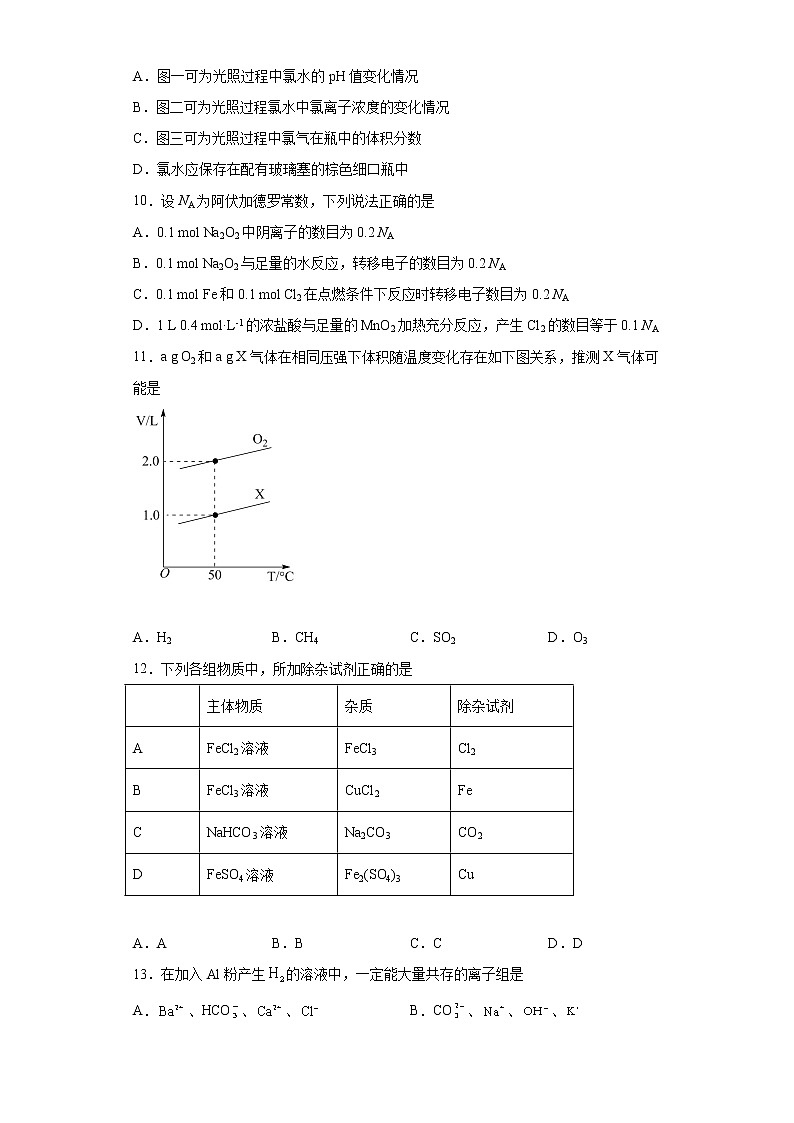 2021年高一上学期化学期末复习备考（2019人教版化学必修一）教案第3页