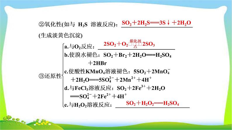 人教版高考化学二轮总复习硫及其重要化合物完美课件PPT第6页