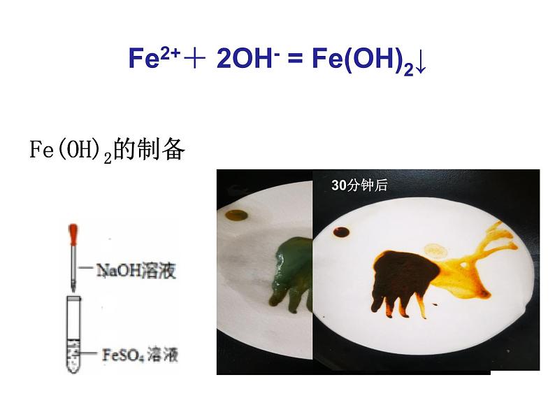 3.1.2氢氧化亚铁制备的实验探究课件2021-2022学年上学期高一化学人教（2019）必修第一册04