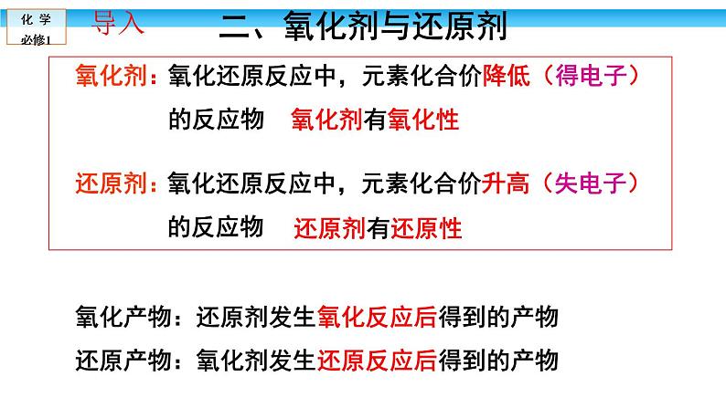 1.3.2氧化剂与还原剂课件-2021-2022学年高一化学人教版（2019）必修第一册07