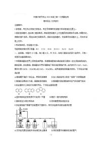 河南省许昌市济源平顶山2021届高三第一次质量检测化学试题含答案