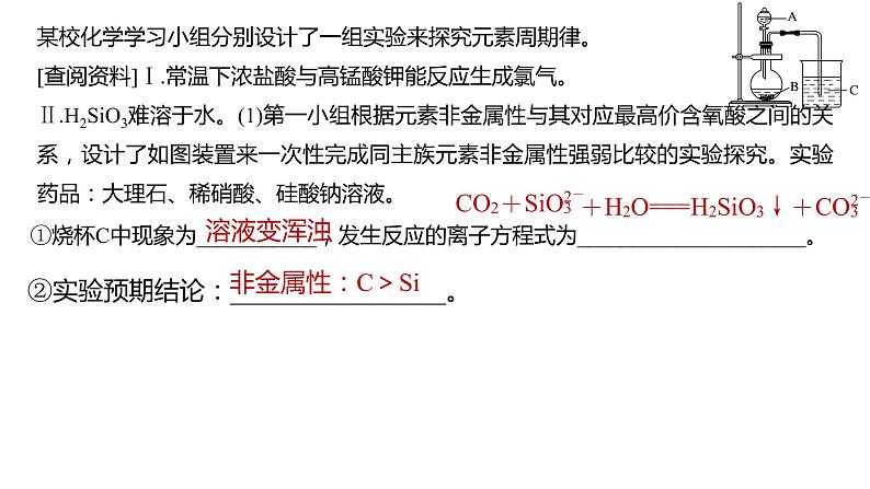 高中化学人教版一轮复习  必修2实验整合（复习课件）第6页