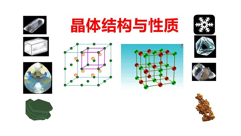 高中化学人教版一轮复习 晶体结构与性质（复习课件）01