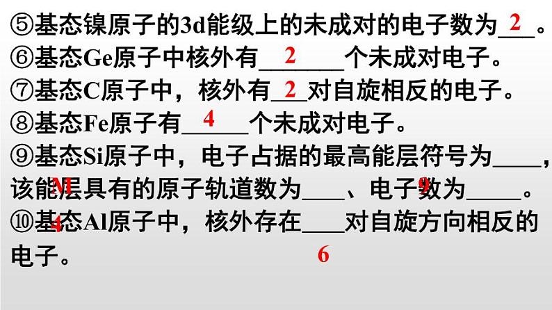 高中化学人教版一轮复习 选修3（复习课件）第7页