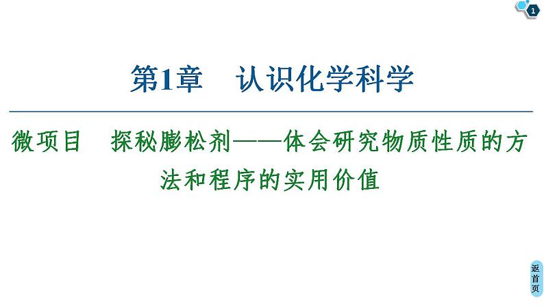 第1章 微项目　探秘膨松剂——体会研)课件PPT第1页