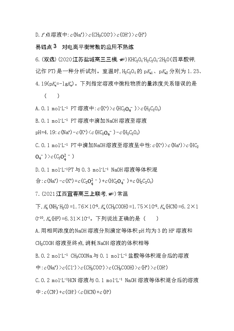 专题3复习提升-2022版化学选择性必修1 苏教版（2019） 同步练习 （Word含解析）03