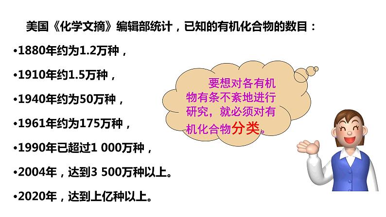 1.1.1有机化合物的结构特点有机化合物的分类课件【新教材】新人教版高二化学选择性必修三08