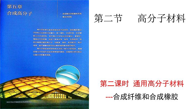 5.2.2高分子材料2课件【新教材】新人教版高二化学选择性必修三01