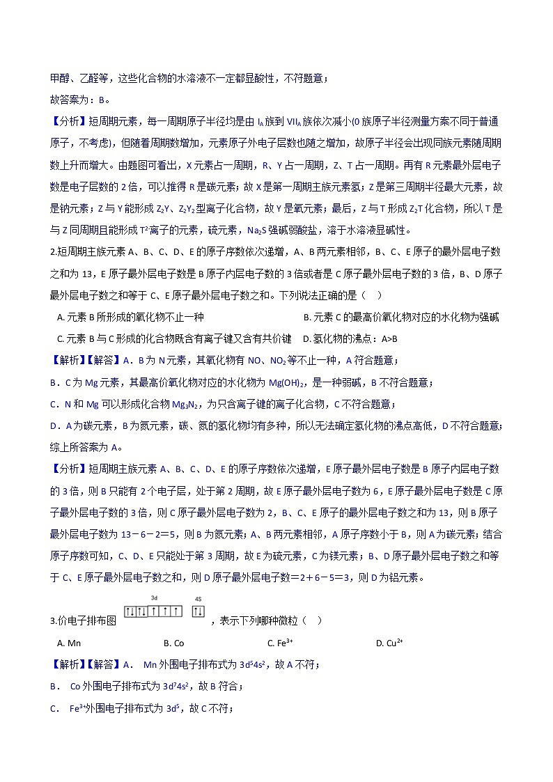 第一章 第一节+原子结构+学案-2021-2022学年高中化学人教版（2019）选择性必修二第3页