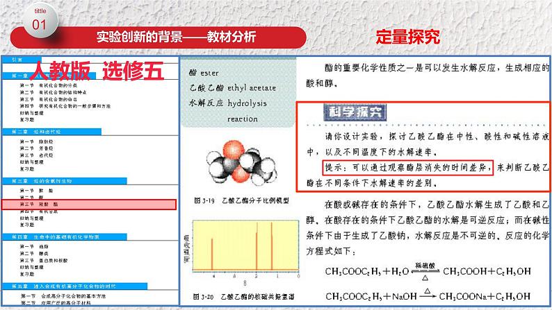 2022届高考化学一轮复习实验专题乙酸乙酯水解实验的改进课件第4页