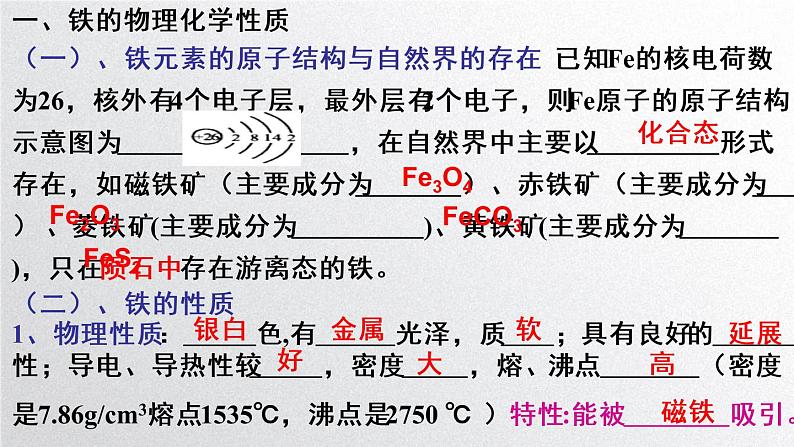 2022届高三化学高考备考一轮复习--铁及其化合物课件第6页