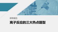 2022届高三化学高考备考一轮复习离子反应的三大热点题型课件