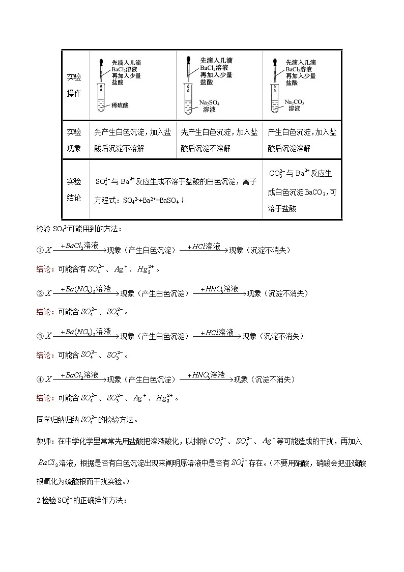 5.13   硫及其化合物    教案  高中化学新人教版必修第二册（2022年）02