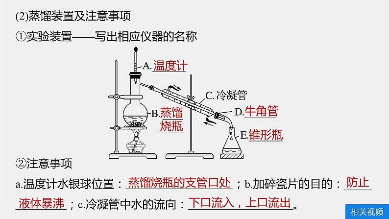 2021-2022学年高中化学新人教版选择性必修3 第1章第2节第1课时有机化合物的分离、提纯 课件（56张）06