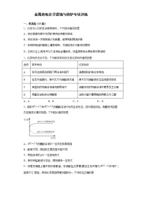 2022届高三化学高考备考一轮复习金属的电化学腐蚀与防护专项训练