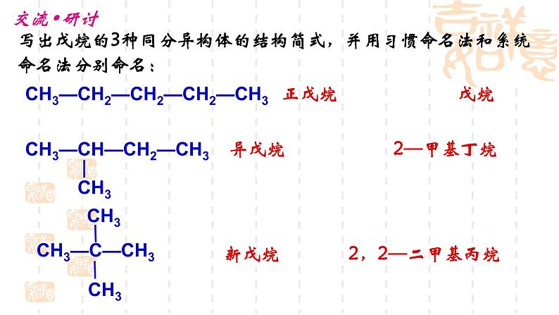 1.2有机化合物的结构与性质（第2课时）课件-山东省滕州市第一中学2021-2022学年鲁科版（2019）高中化学选择性必修303