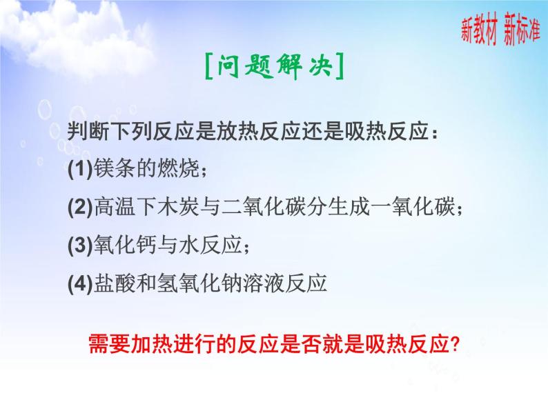 6.2.1放热反应和吸热反应 课件【新教材】2021-2022学年苏教版（2019）高一化学必修第二册（24张）06