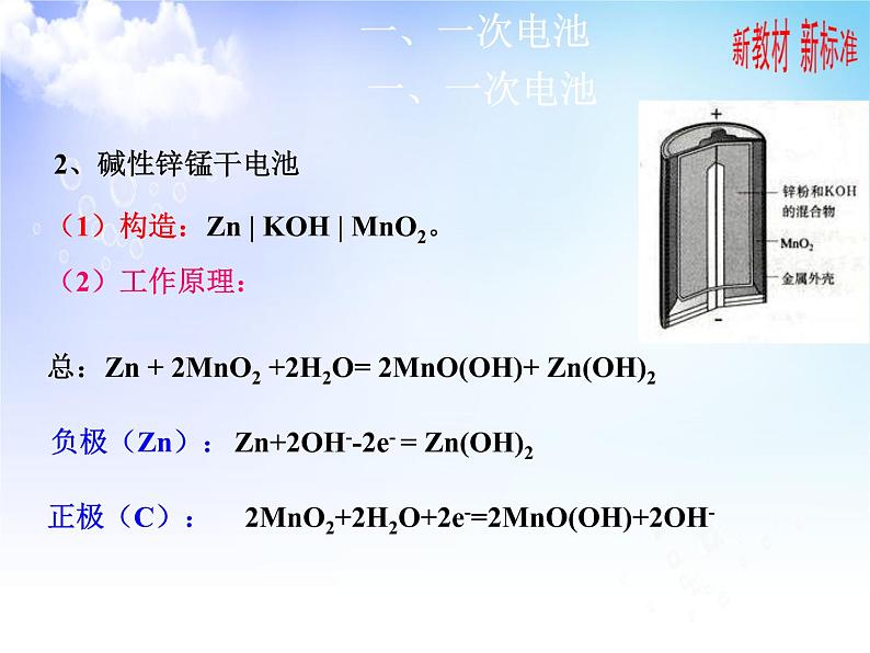 6.3.2化学电源 课件【新教材】2021-2022学年苏教版（2019）高一化学必修第二册（28张）07