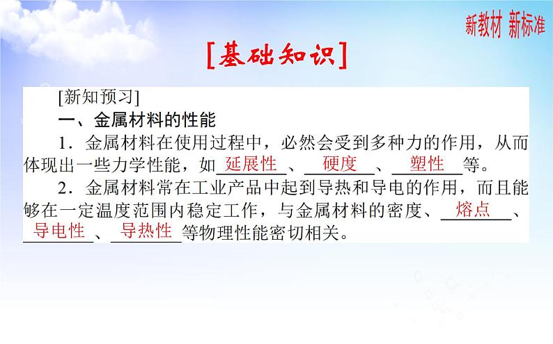 9.3 金属材料的性能与应用 课件【新教材】2021-2022学年苏教版（2019）高一化学必修第二册03