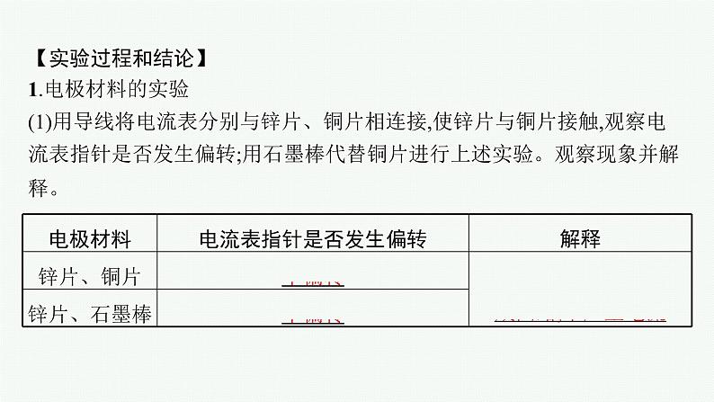 高中化学人教版必修二 实验活动6　化学能转化成电能课件PPT03