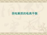 专题3 溶液中的离子反应第一单元弱电解质的电离平衡课件PPT