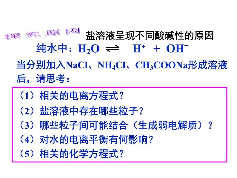 专题3 溶液中的离子反应第三单元盐类水解课件PPT第6页