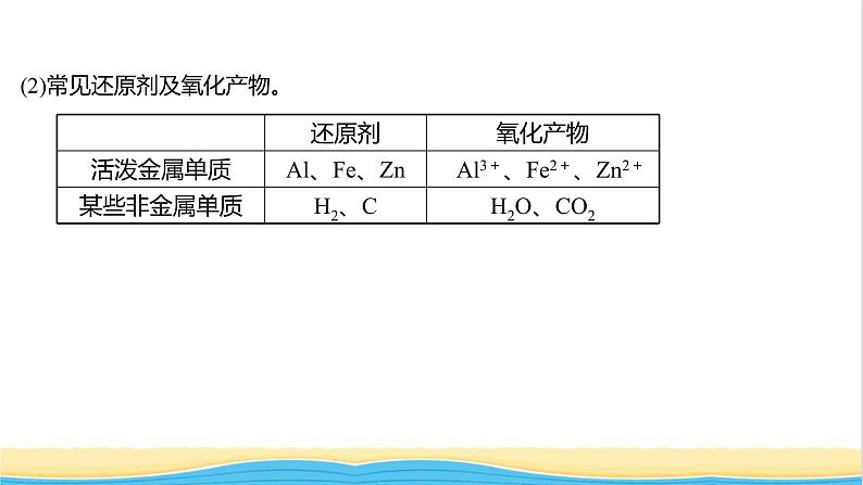 福建专用高中化学第2章元素与物质世界第3节第2课时氧化剂和还原剂课件鲁科版必修1第5页