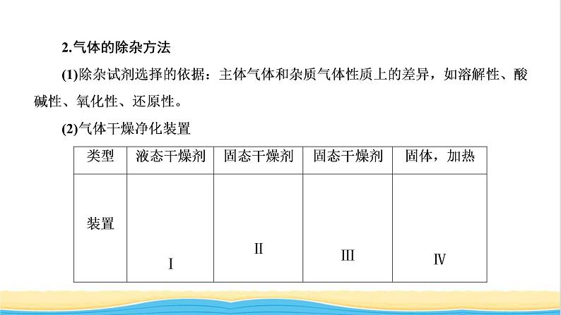 高考化学一轮复习专题突破四以气体制备为主体的综合实验探究课件第5页