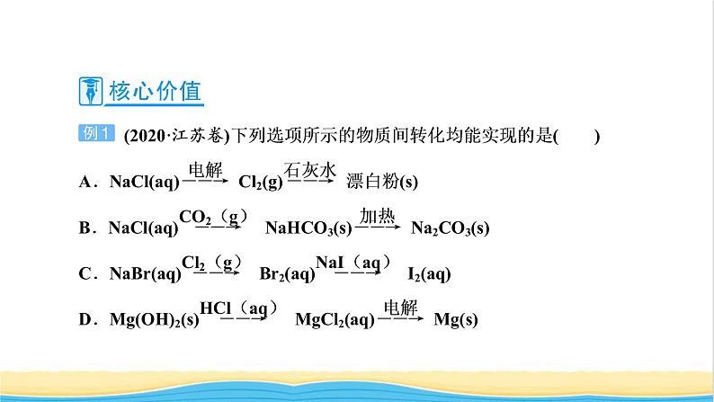 高考化学一轮复习第4章非金属及其化合物第7讲常见元素及其化合物的性质及转化课件08