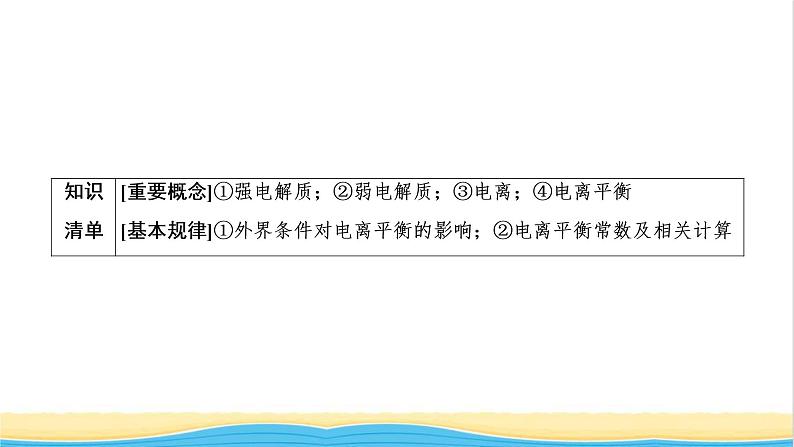 高考化学一轮复习第8章水溶液中的离子平衡第1讲弱电解质的电离平衡课件05