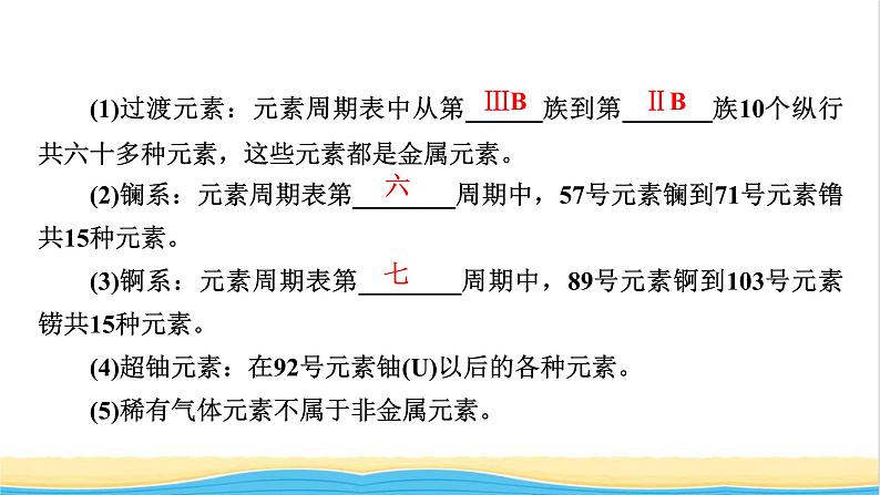 2022版高考化学一轮复习第5章物质结构元素周期律第2节元素周期表元素周期律课件第8页