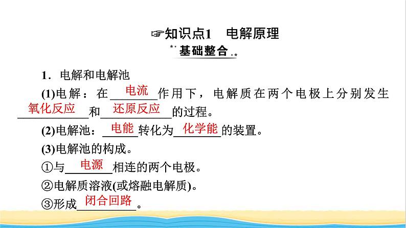 2022版高考化学一轮复习第6章化学反应与能量第3节电解池金属的腐蚀与防护课件第4页