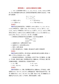 2022版高考化学一轮复习题型训练3元素化合物的转化与推断含解析