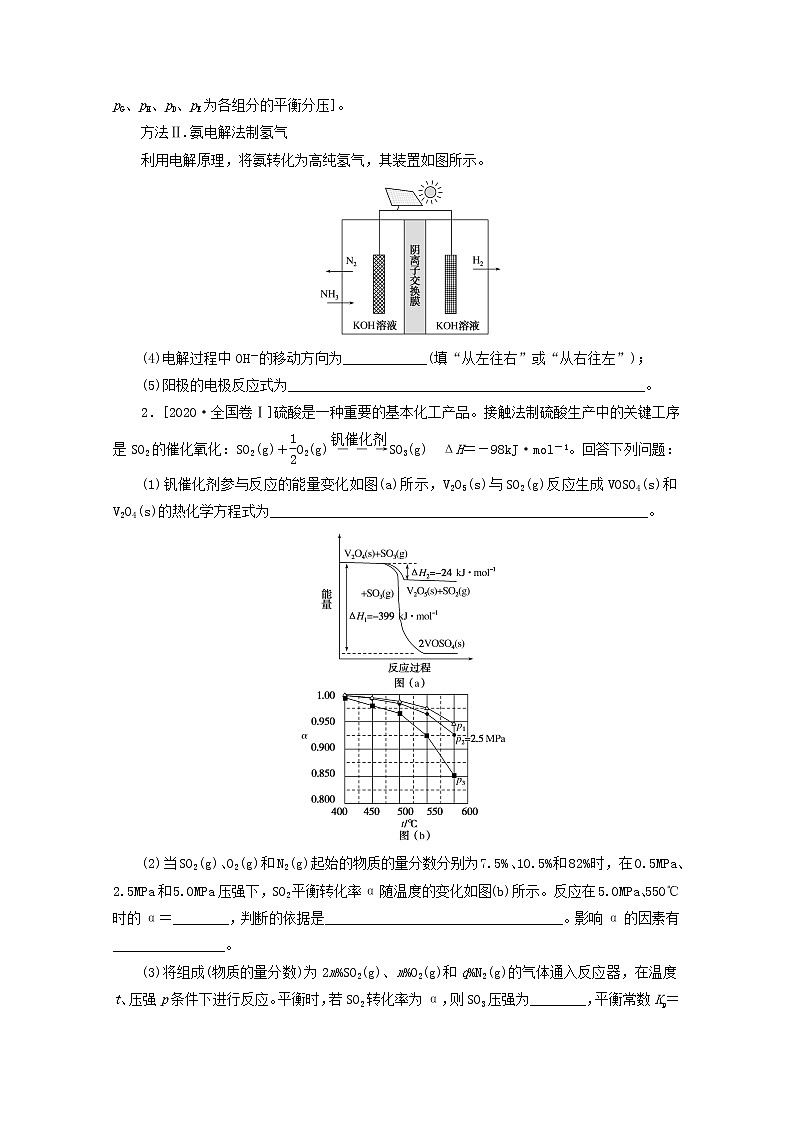 2022高考化学一轮复习专练44化学反应原理综合题含解析02