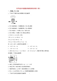 2021学年微项目 设计载人航天器用化学电池与氧气再生方案——化学反应中能量及物质的转化利用同步练习题