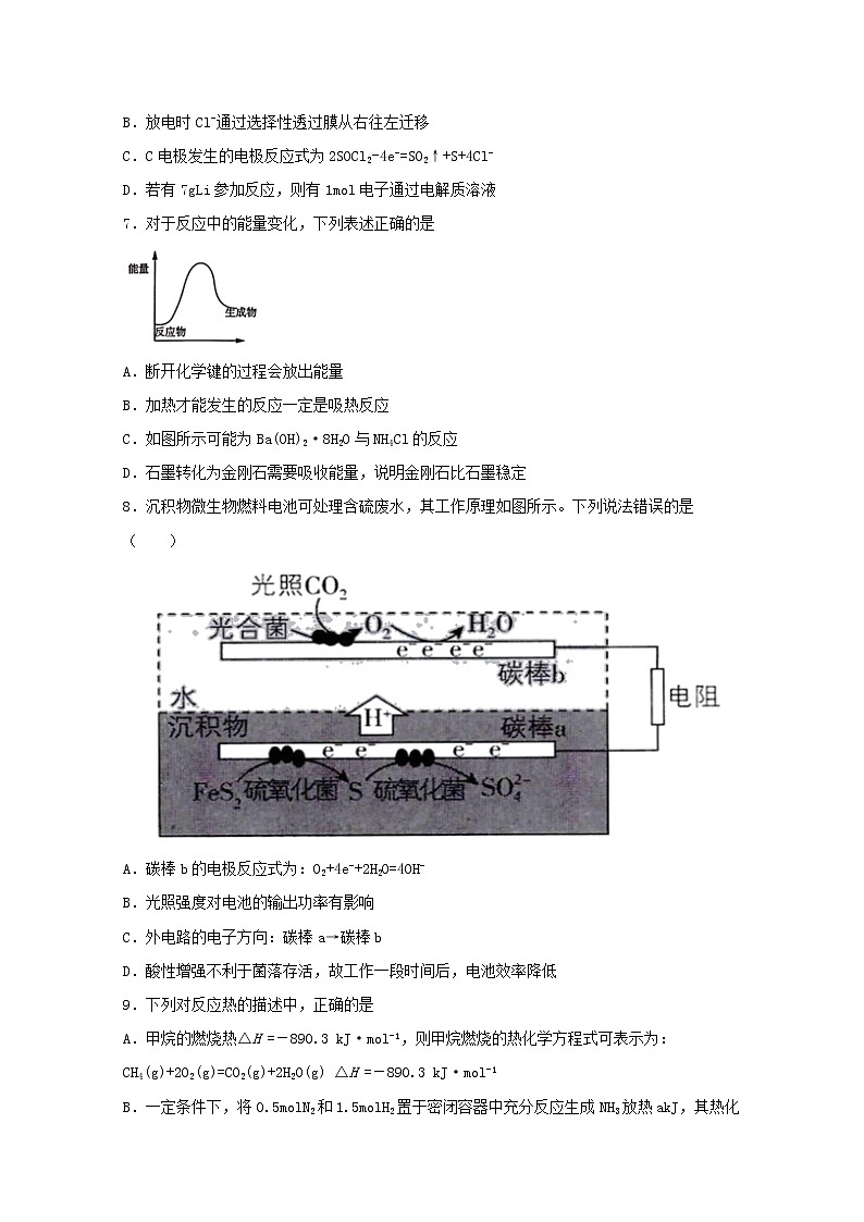 高中化学第一章化学反应与能量转化化学反应中能量及物质的转化利用四练习含解析鲁教版选择性必修1第3页