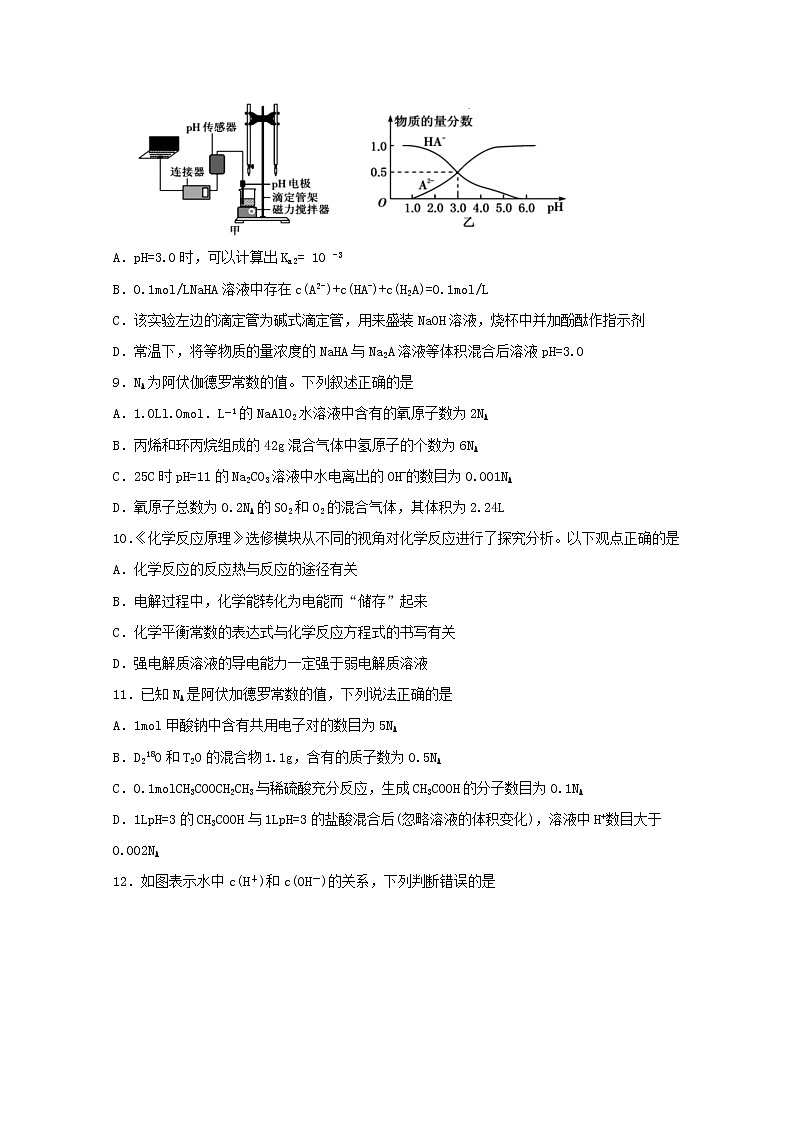高中化学第三章物质在水溶液中的行为第一节水与水溶液三练习含解析鲁教版选择性必修1第3页