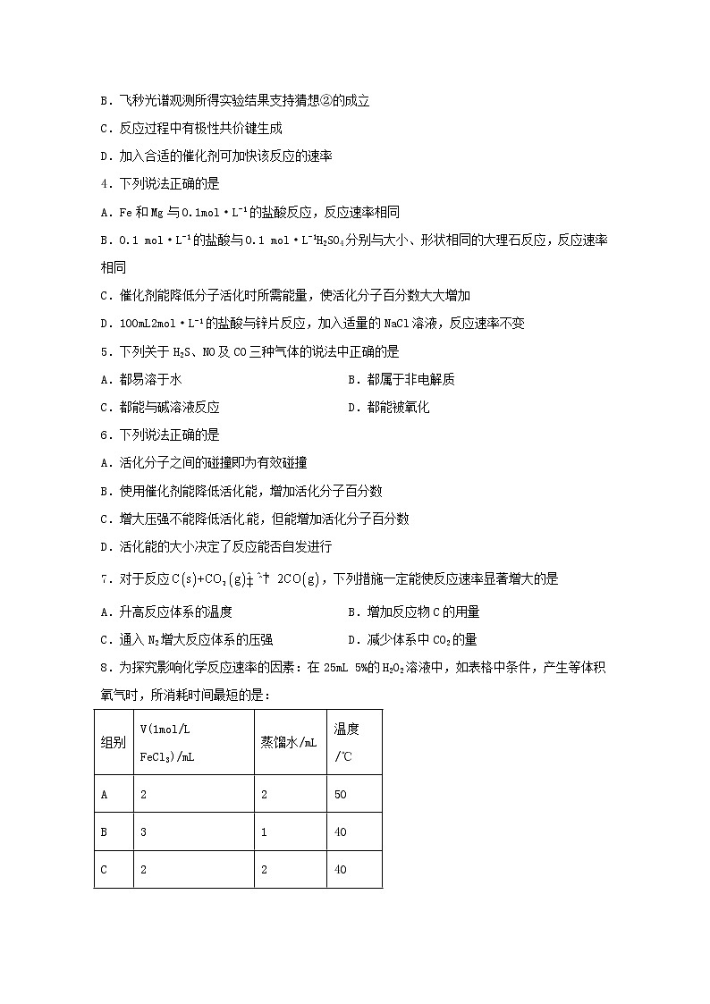 高中化学第二章化学反应方向限度与速率第四节化学反应条件的优化_工业合成氨一练习含解析鲁教版选择性必修102