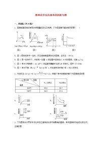 2022届高三化学一轮复习化学反应原理题型必练7影响化学反应速率的因素专题含解析