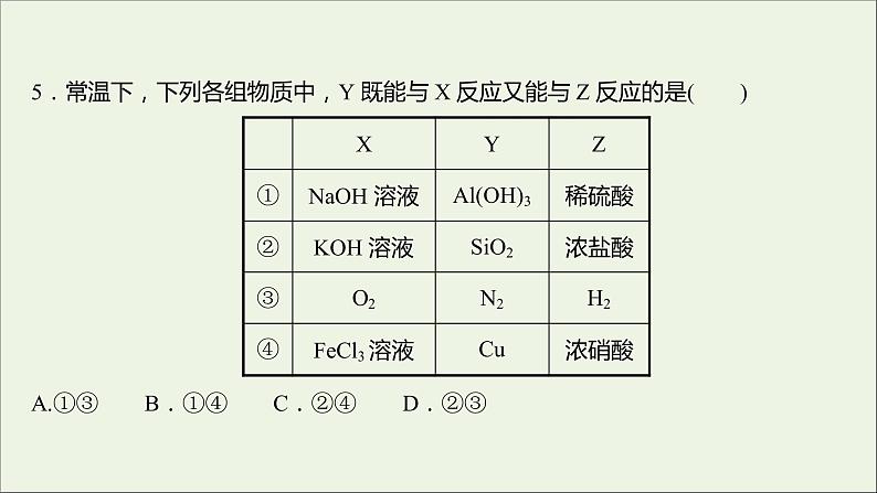 高中化学第四章非金属及其化合物单元形成性评价教学课件新人教版必修108