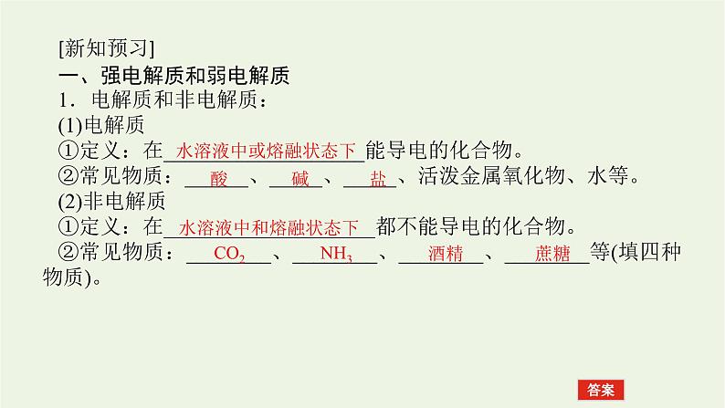 2021_2022学年新教材高中化学专题3水溶液中的离子反应1弱电解质的电离平衡课件苏教版选择性必修105