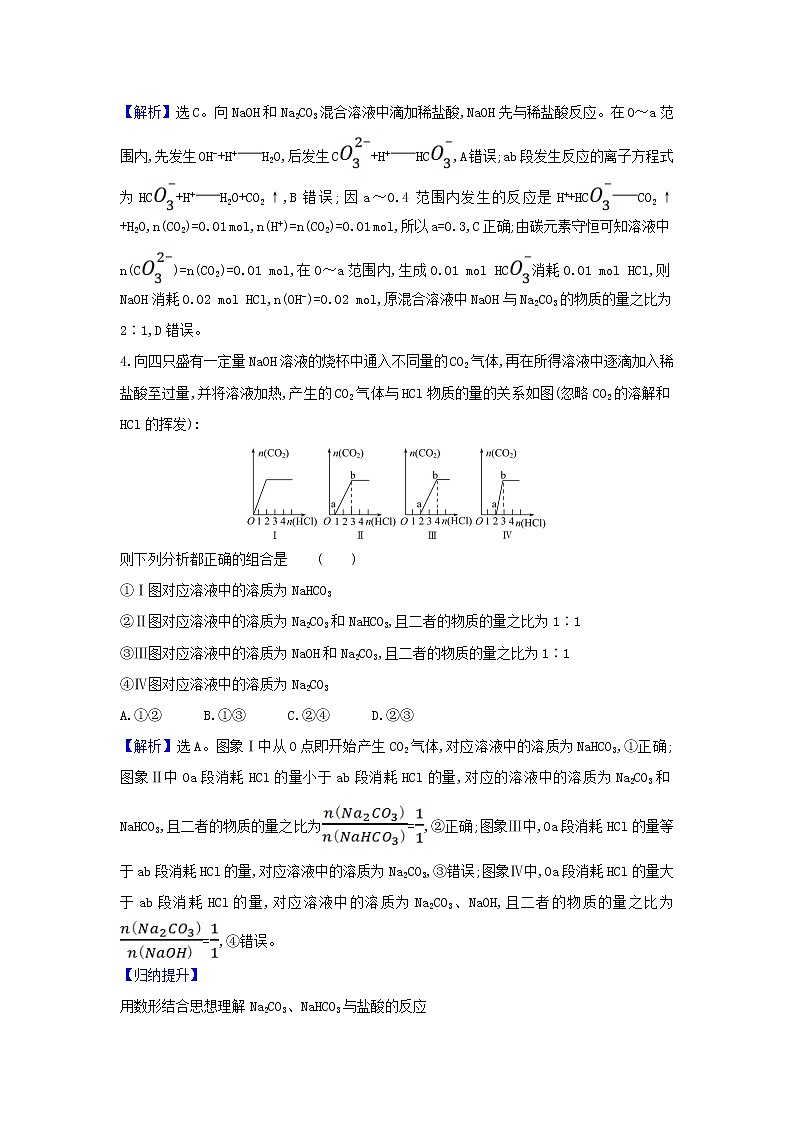 2022高考化学一轮复习题组训练3.1钠镁及其化合物3含解析03