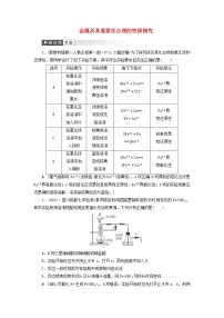 2022高考化学一轮复习第3章金属及其化合物第5讲金属及其重要化合物的性质探究训练含解析