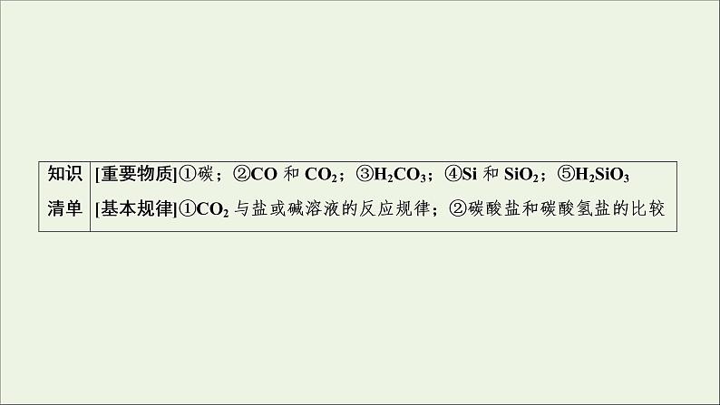 2022高考化学一轮复习第4章非金属及其化合物第1讲碳硅及其重要化合物课件第5页