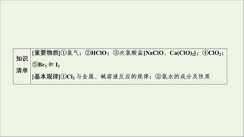 2022高考化学一轮复习第4章非金属及其化合物第2讲氯及其重要化合物课件第2页