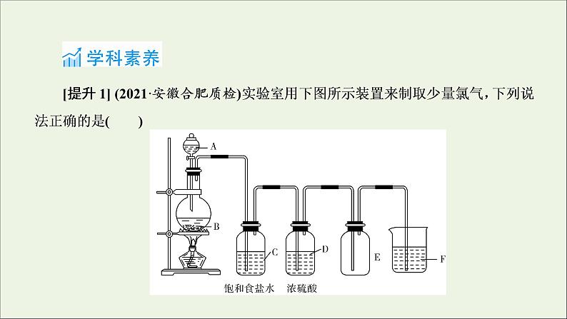 2022高考化学一轮复习第4章非金属及其化合物第3讲氯气的制备及综合实验课件06